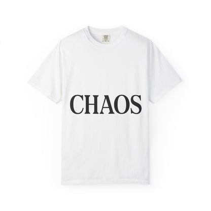 Chaos T-Shirt – Minimalist Unisex Tee | Relaxed Fit | Casual Gift for Friends & Everyday Style - The Buy Boom
