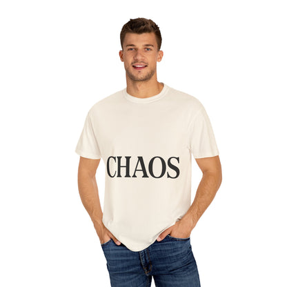 Chaos T-Shirt – Minimalist Unisex Tee | Relaxed Fit | Casual Gift for Friends & Everyday Style - The Buy Boom