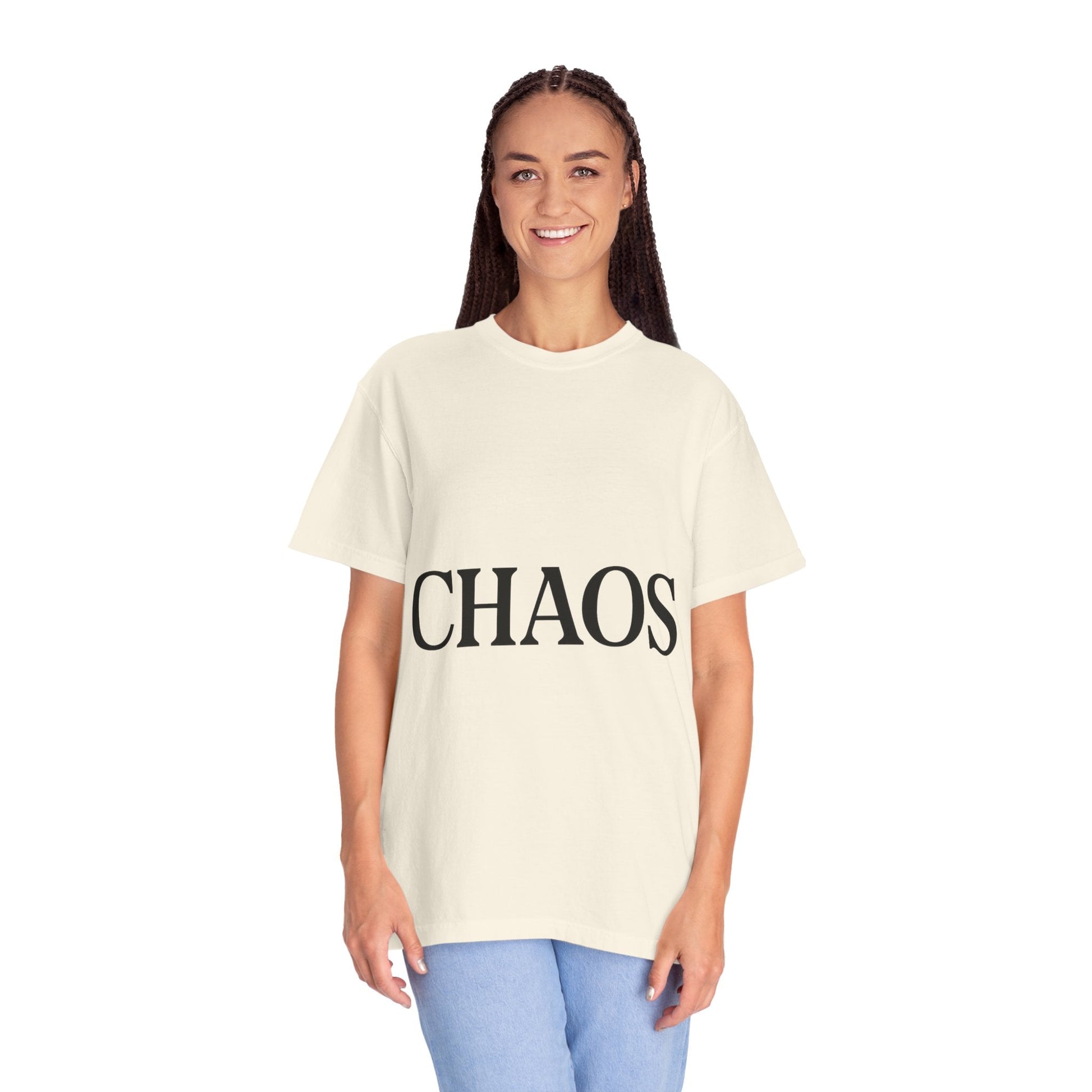 Chaos T-Shirt – Minimalist Unisex Tee | Relaxed Fit | Casual Gift for Friends & Everyday Style - The Buy Boom