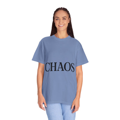 Chaos T-Shirt – Minimalist Unisex Tee | Relaxed Fit | Casual Gift for Friends & Everyday Style - The Buy Boom