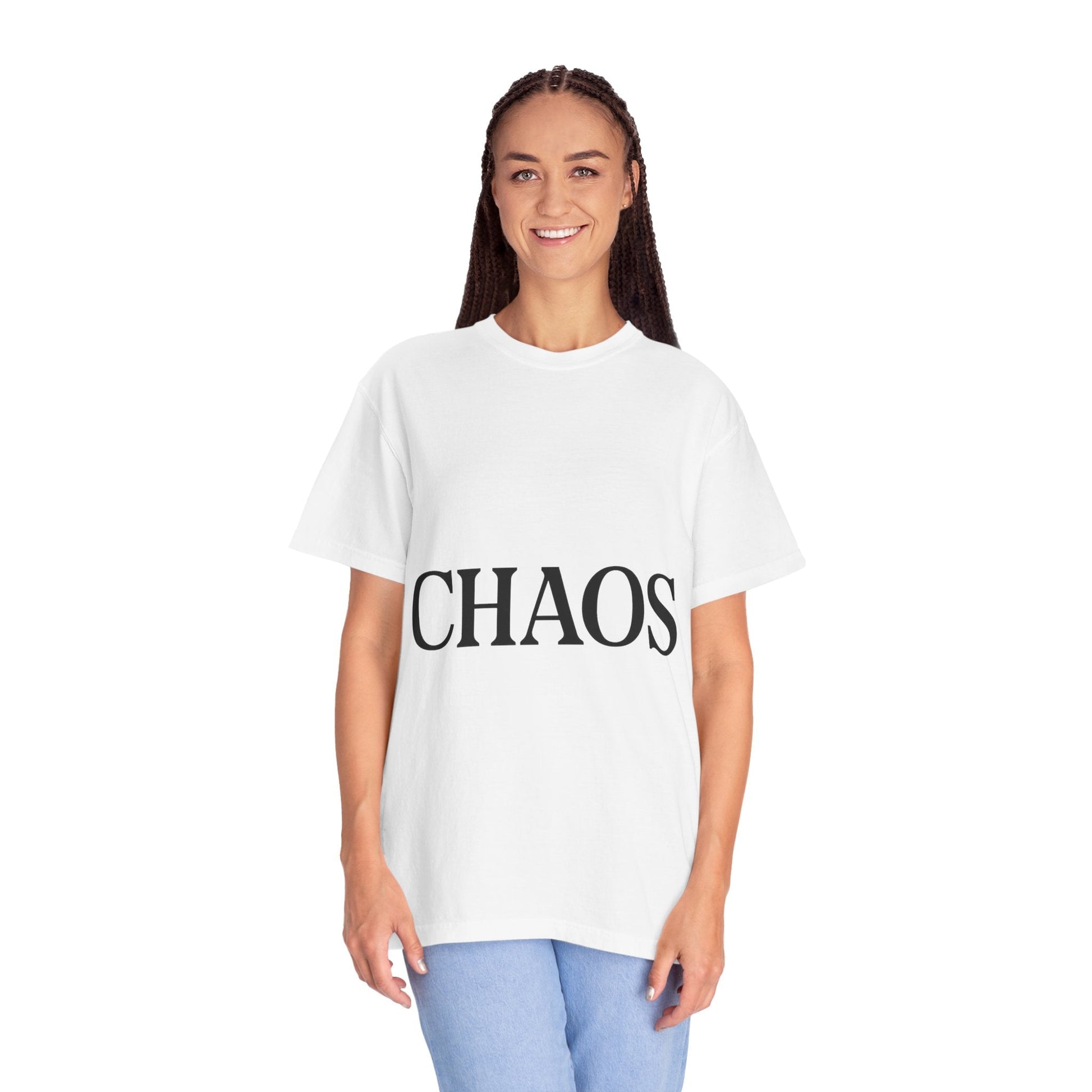 Chaos T-Shirt – Minimalist Unisex Tee | Relaxed Fit | Casual Gift for Friends & Everyday Style - The Buy Boom