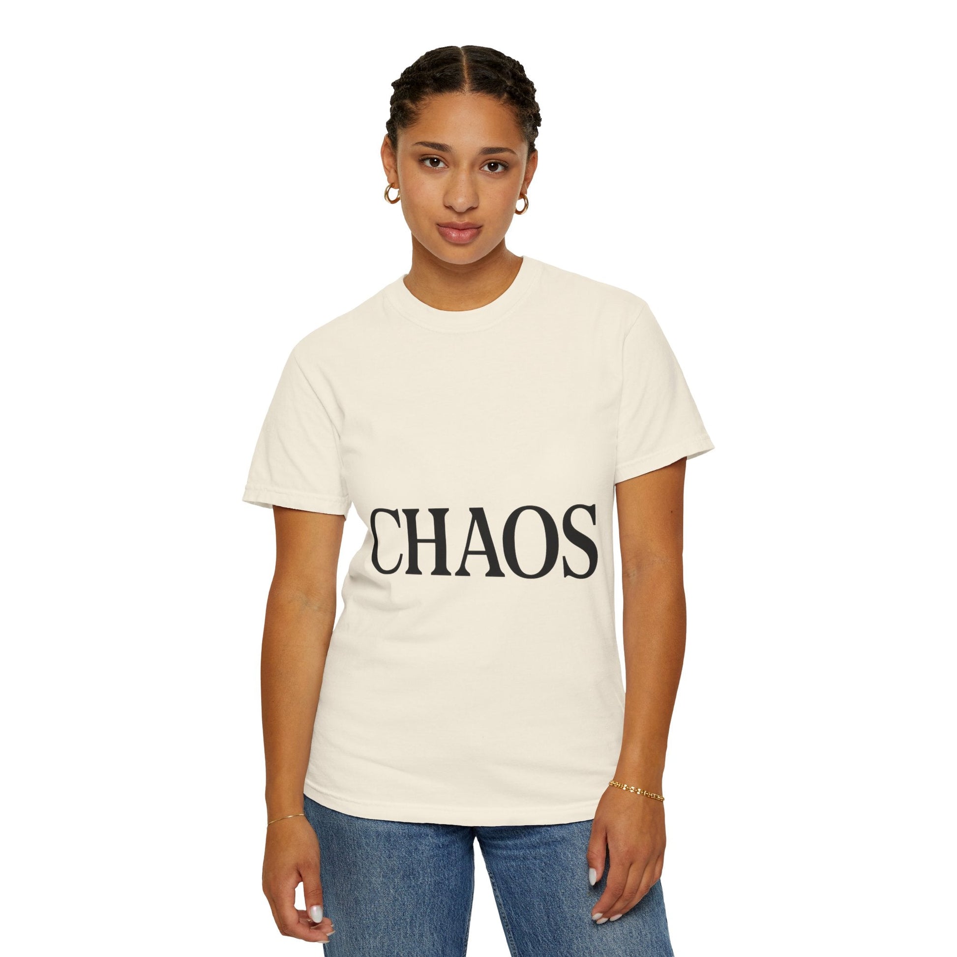 Chaos T-Shirt – Minimalist Unisex Tee | Relaxed Fit | Casual Gift for Friends & Everyday Style - The Buy Boom