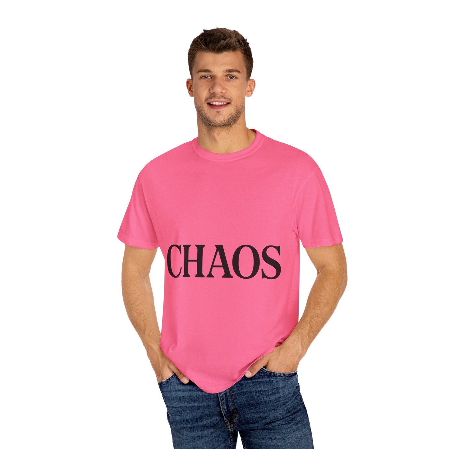 Chaos T-Shirt – Minimalist Unisex Tee | Relaxed Fit | Casual Gift for Friends & Everyday Style - The Buy Boom