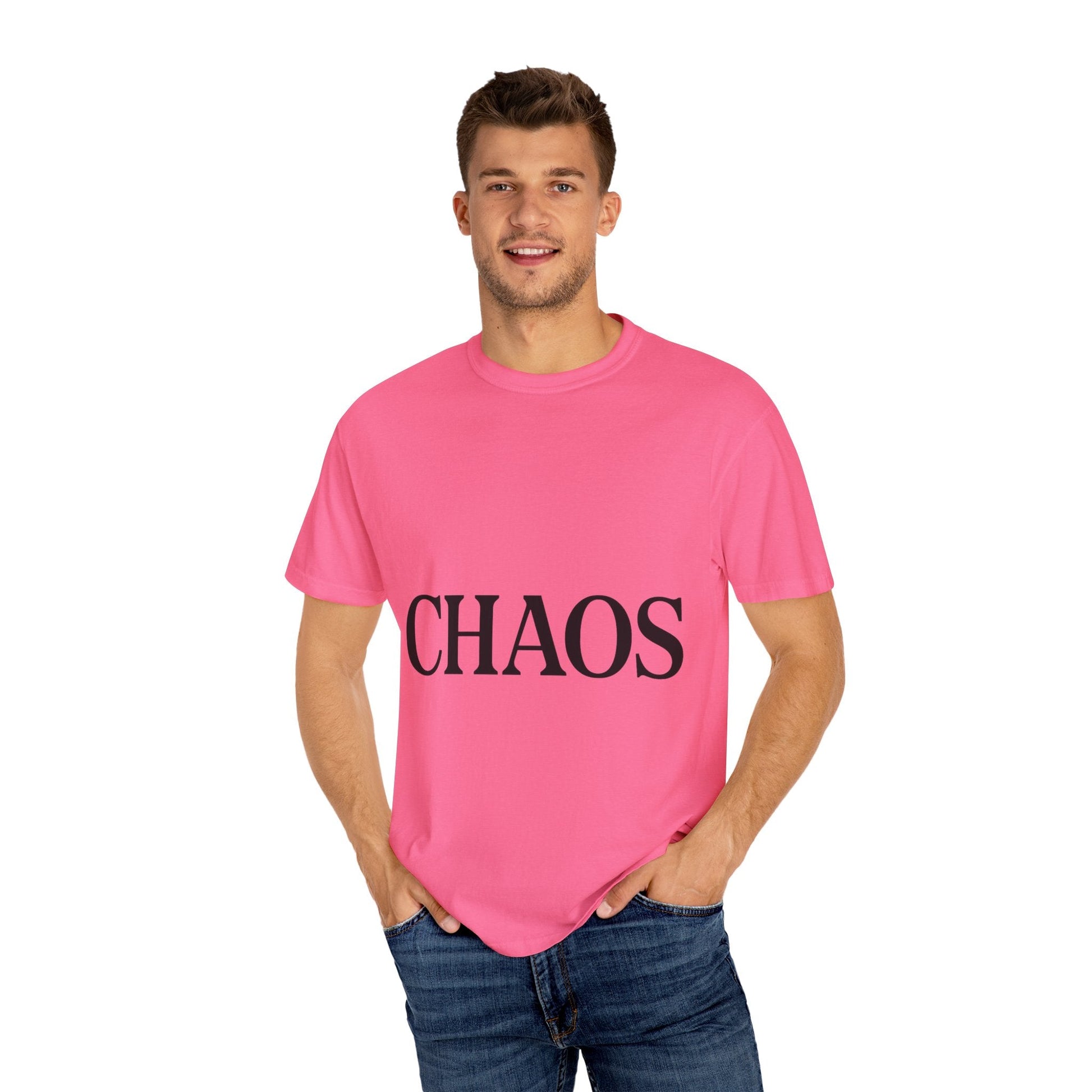 Chaos T-Shirt – Minimalist Unisex Tee | Relaxed Fit | Casual Gift for Friends & Everyday Style - The Buy Boom