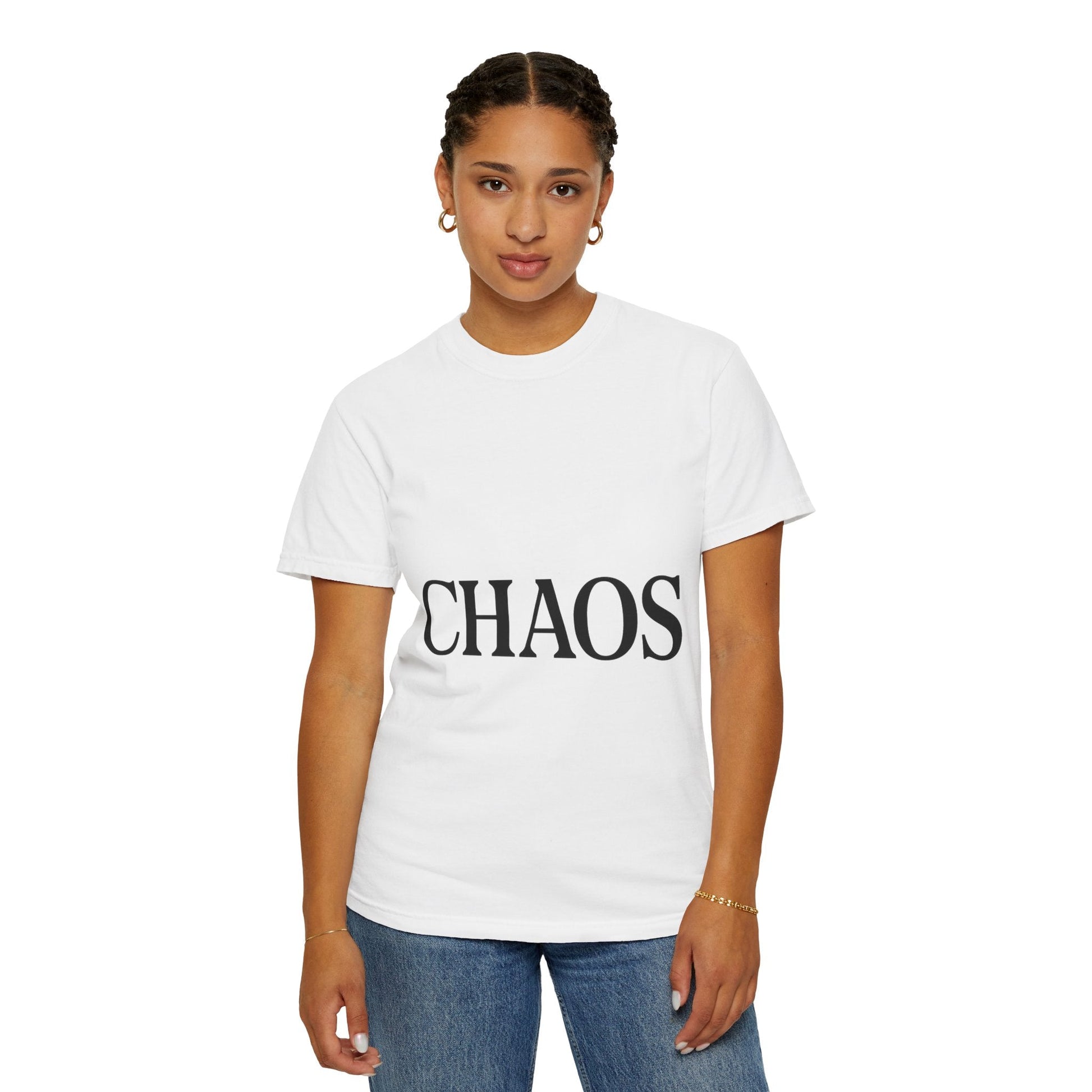 Chaos T-Shirt – Minimalist Unisex Tee | Relaxed Fit | Casual Gift for Friends & Everyday Style - The Buy Boom