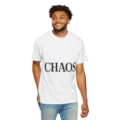 Chaos T-Shirt – Minimalist Unisex Tee | Relaxed Fit | Casual Gift for Friends & Everyday Style - The Buy Boom
