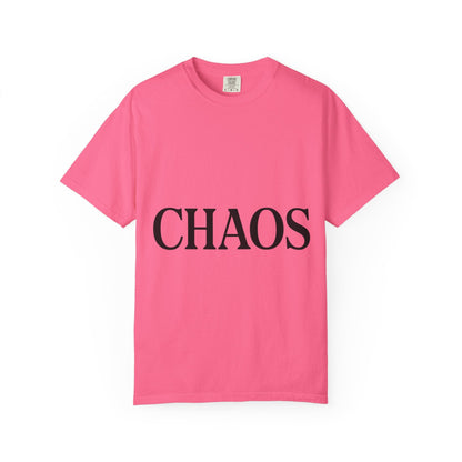 Chaos T-Shirt – Minimalist Unisex Tee | Relaxed Fit | Casual Gift for Friends & Everyday Style - The Buy Boom