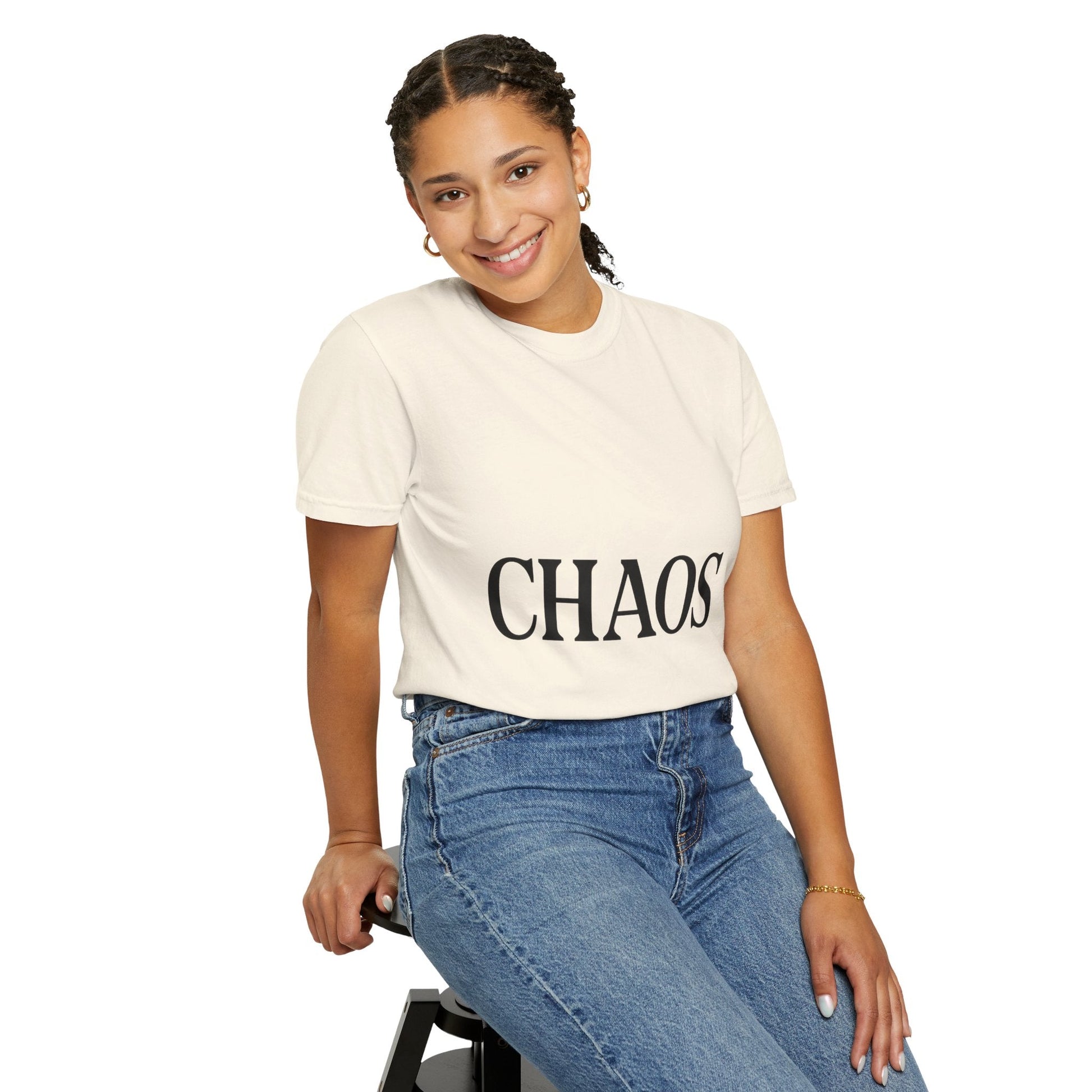 Chaos T-Shirt – Minimalist Unisex Tee | Relaxed Fit | Casual Gift for Friends & Everyday Style - The Buy Boom