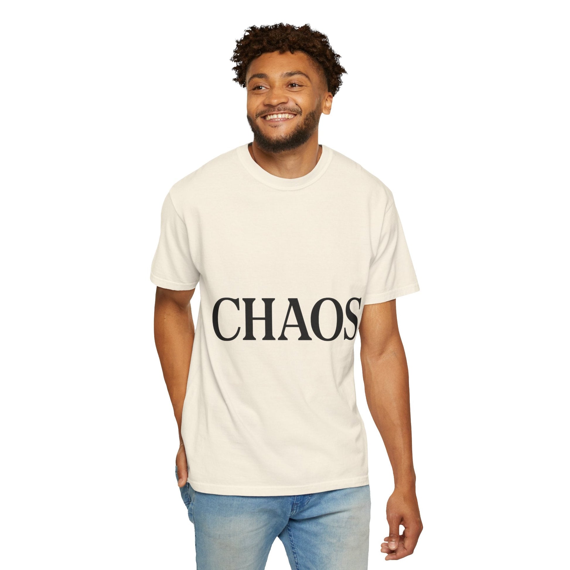 Chaos T-Shirt – Minimalist Unisex Tee | Relaxed Fit | Casual Gift for Friends & Everyday Style - The Buy Boom