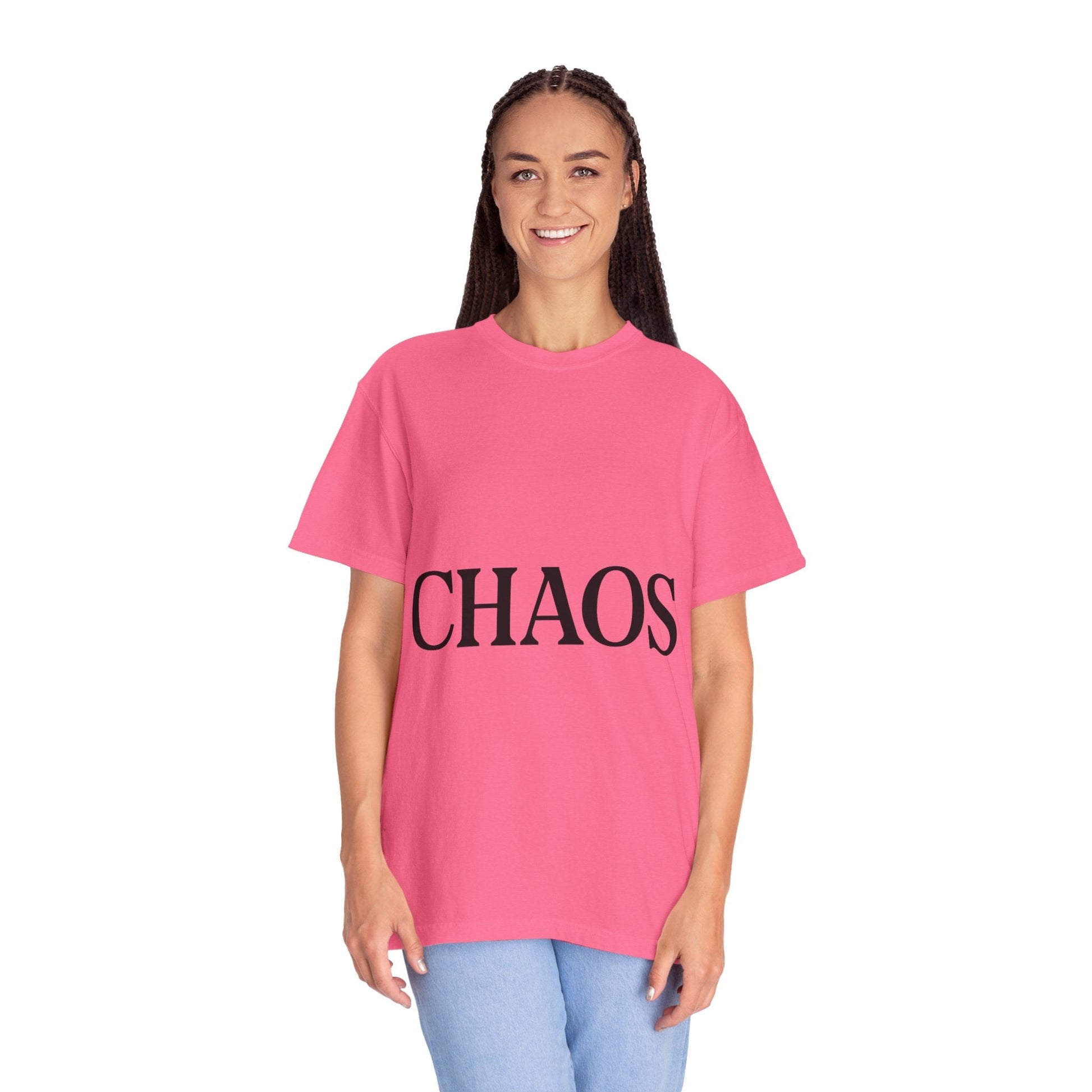 Chaos T-Shirt – Minimalist Unisex Tee | Relaxed Fit | Casual Gift for Friends & Everyday Style - The Buy Boom