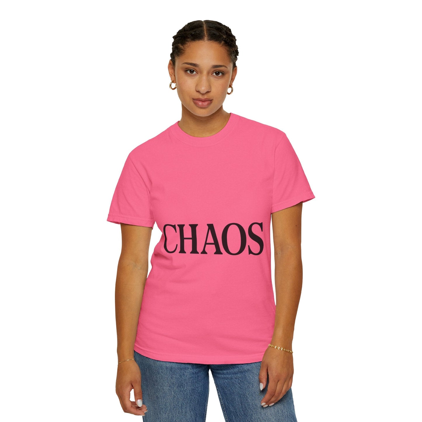 Chaos T-Shirt – Minimalist Unisex Tee | Relaxed Fit | Casual Gift for Friends & Everyday Style - The Buy Boom