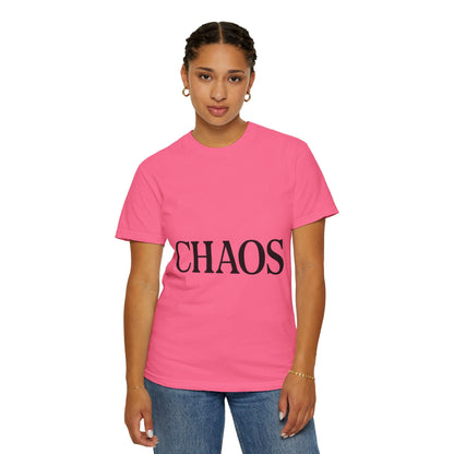 Chaos T-Shirt – Minimalist Unisex Tee | Relaxed Fit | Casual Gift for Friends & Everyday Style - The Buy Boom