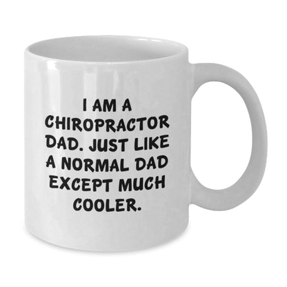 Chiropractor Dad Graduation Gifts White Coffee Mug Funny Quote, Gifts from Men to Chiropractor - The Buy Boom