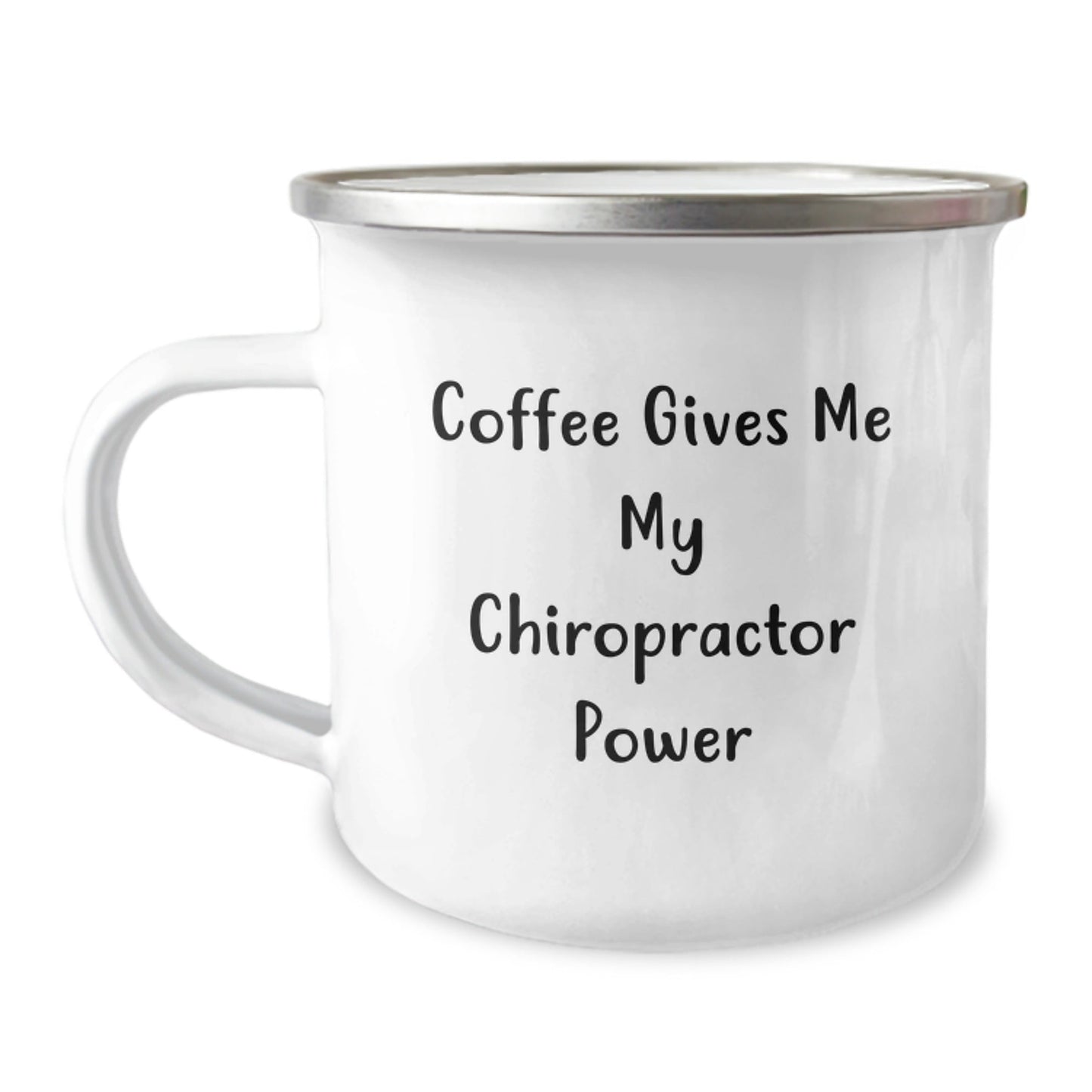 Chiropractor Power Funny Gifts for Birthday from Friends, Unique Camping Mug for Men, Coffee Lovers - The Buy Boom