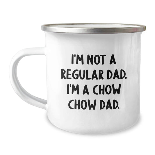 Chow Chow Dog Dad Gift for Him Funny Camping Mug - Christmas Unique Presents for Chow Chow Lover from Dad - The Buy Boom