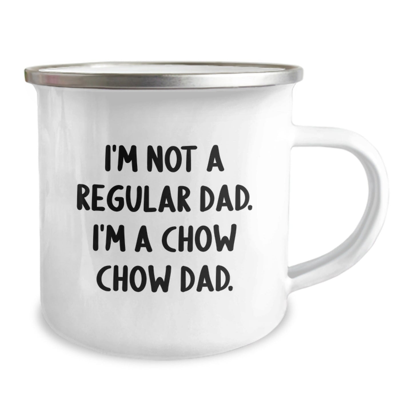 Chow Chow Dog Dad Gift for Him Funny Camping Mug - Christmas Unique Presents for Chow Chow Lover from Dad - The Buy Boom