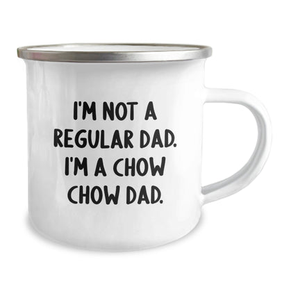 Chow Chow Dog Dad Gift for Him Funny Camping Mug - Christmas Unique Presents for Chow Chow Lover from Dad - The Buy Boom