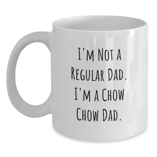 Chow Chow Dog Lovers White Coffee Mugs Funny Dad Gifts for Dad from Men to Family on Christmas Unique Presents - The Buy Boom