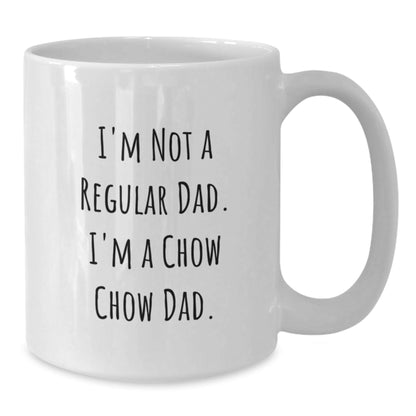 Chow Chow Dog Lovers White Coffee Mugs Funny Dad Gifts for Dad from Men to Family on Christmas Unique Presents - The Buy Boom
