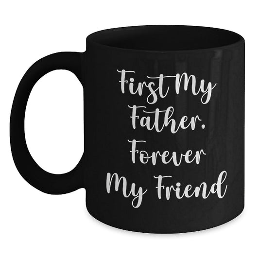 Christmas Unique Gifts for Father, Funny Dad Quotes Black Coffee Mug, 11oz or 15oz Ceramic Mugs, Ideal Gift from Family - The Buy Boom