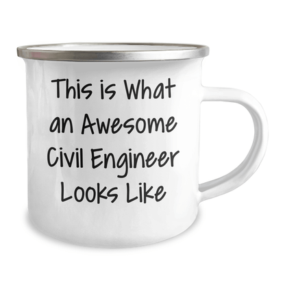 Civil Engineer Gifts, Camping Mug, Funny Quote, Father's Day Unique Gifts from Men to Civil Engineer Friends - The Buy Boom