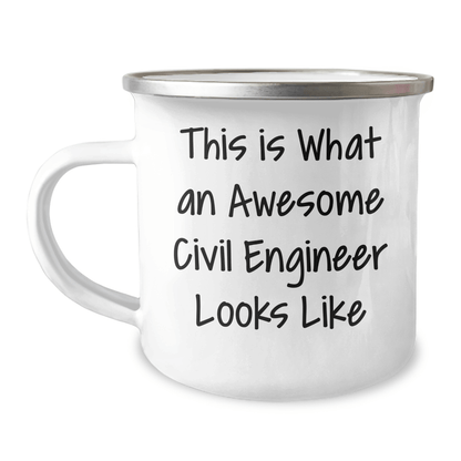 Civil Engineer Gifts, Camping Mug, Funny Quote, Father's Day Unique Gifts from Men to Civil Engineer Friends - The Buy Boom