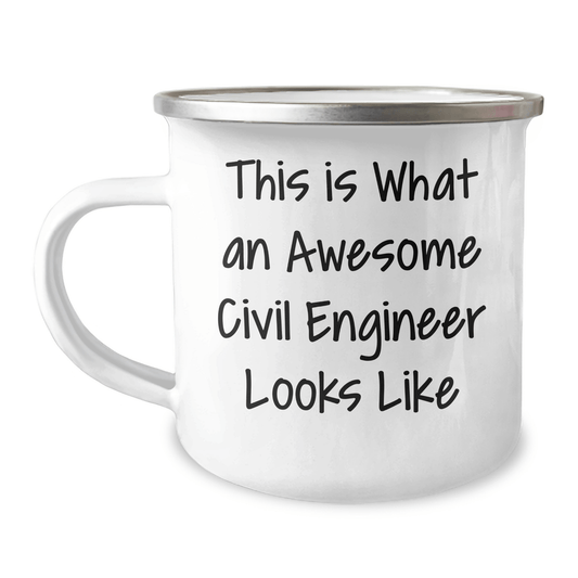 Civil Engineer Gifts, Camping Mug, Funny Quote, Father's Day Unique Gifts from Men to Civil Engineer Friends - The Buy Boom