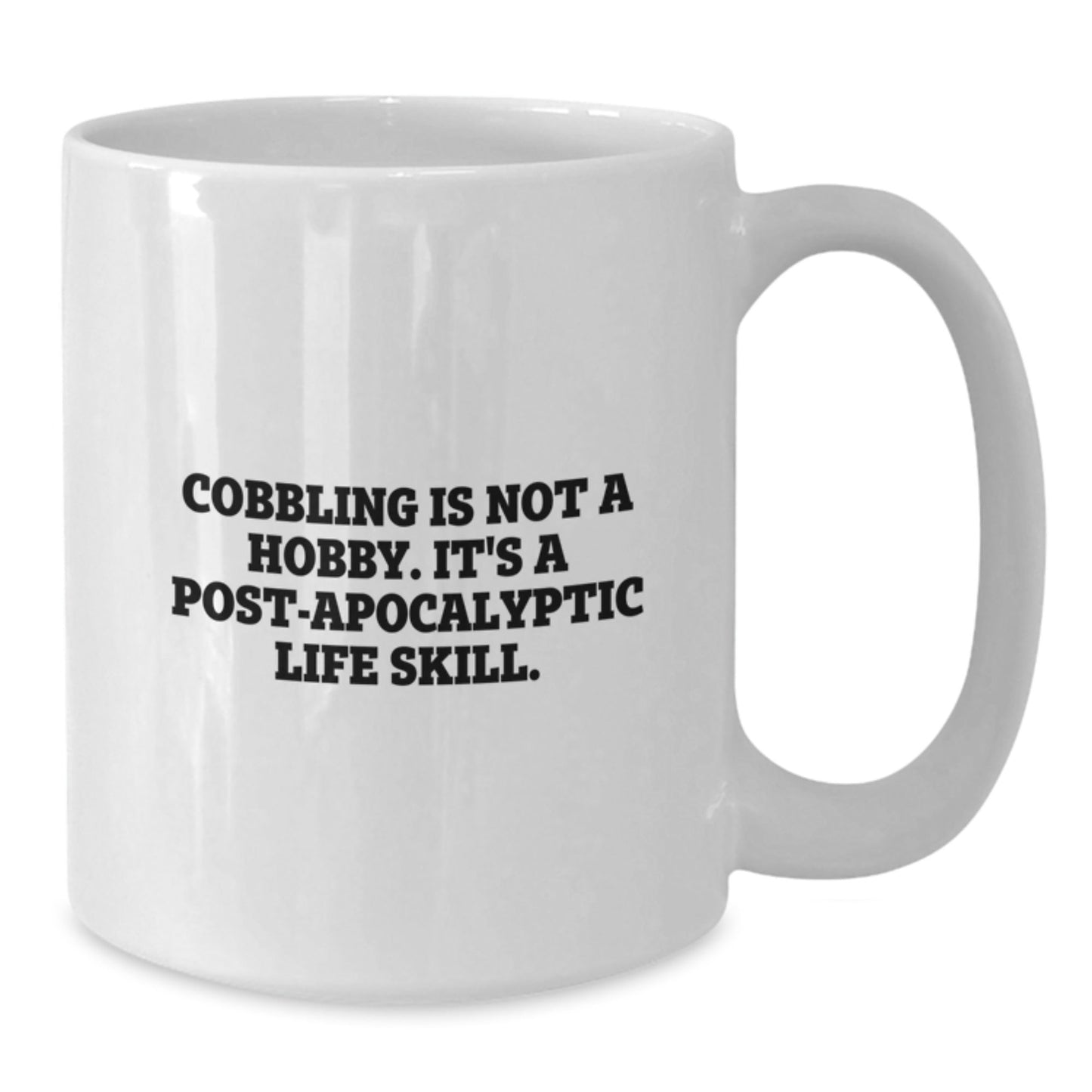 Cobbling Enthusiasts Gifts for Men from Family, Funny Quote White Coffee Mug, 11oz or 15oz - The Buy Boom