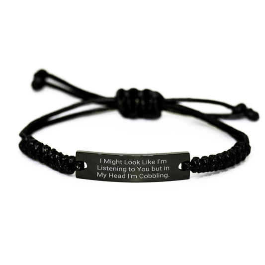 Cobbling Inspirational Rope Bracelet Gifts from Family to Graduates with Funny Quote, Unique Graduation Gifts for Women, Men, Friends, Coworkers - The Buy Boom