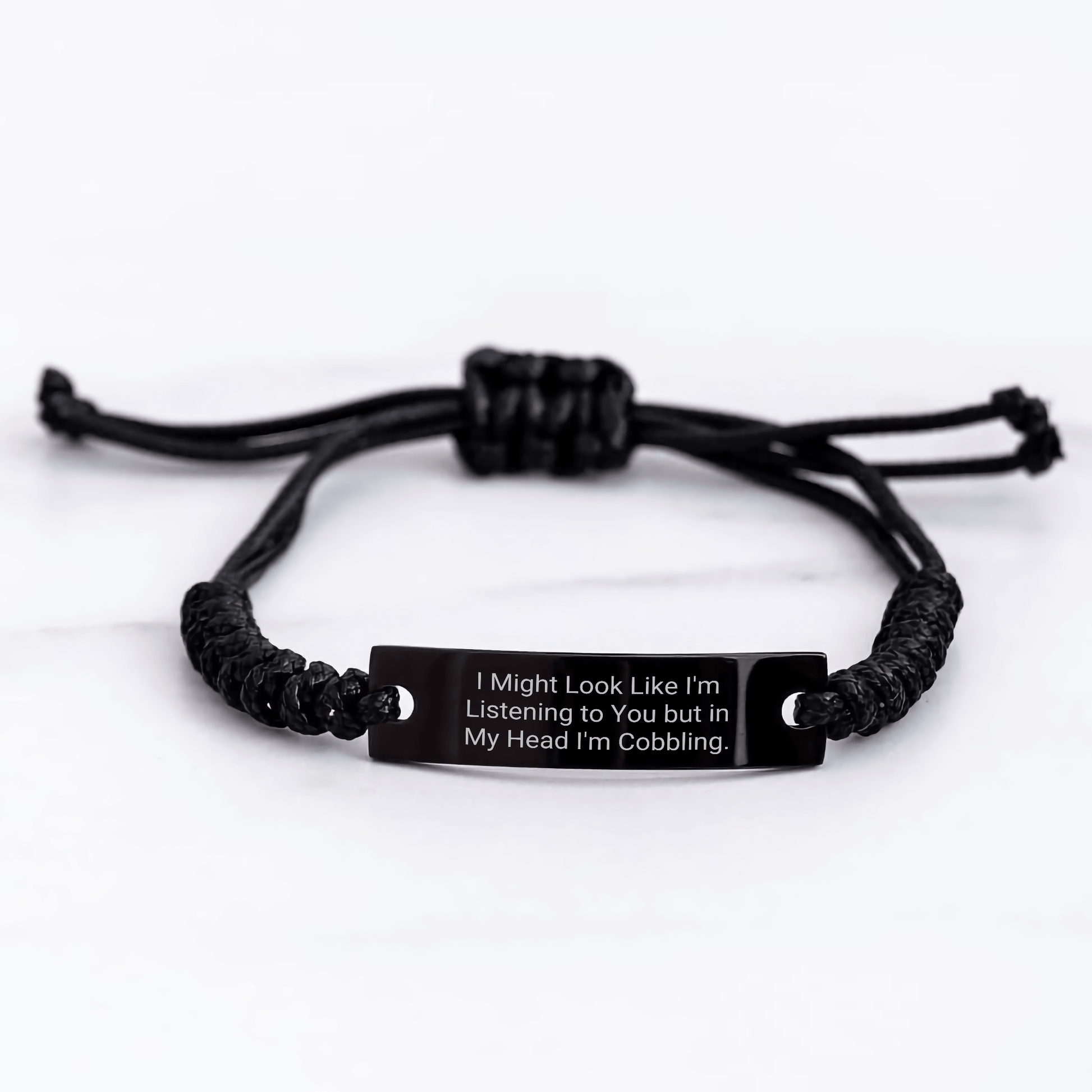 Cobbling Inspirational Rope Bracelet Gifts from Family to Graduates with Funny Quote, Unique Graduation Gifts for Women, Men, Friends, Coworkers - The Buy Boom