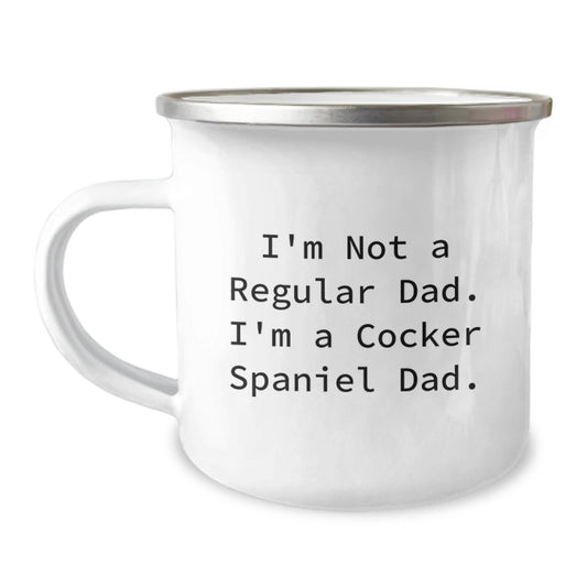 Cocker Spaniel Dog Lover Gifts from Dad to Son for Christmas Unique Presents Ideas Cocker Spaniel Dad Camping Mug - The Buy Boom