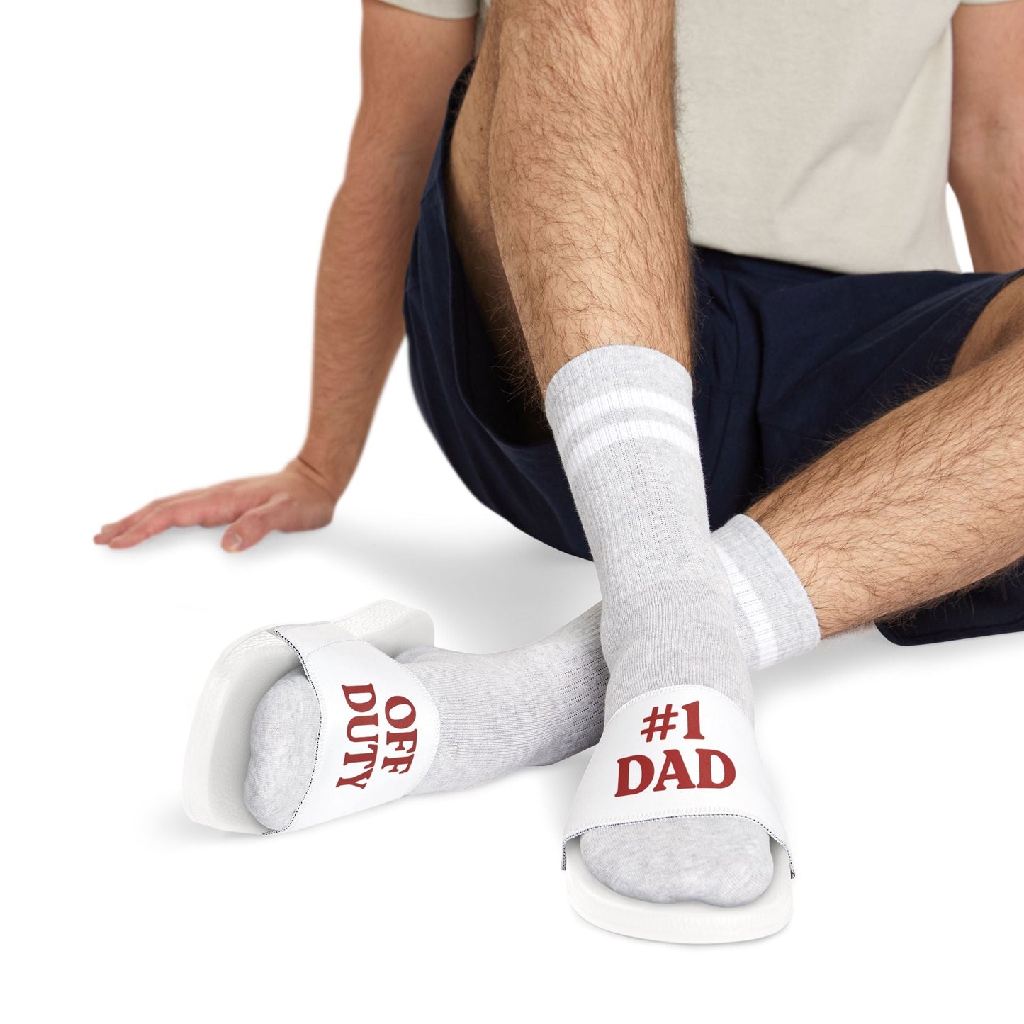 Comfortable Men's Dad Sandals - '#1 DAD OFF DUTY' - The Buy Boom