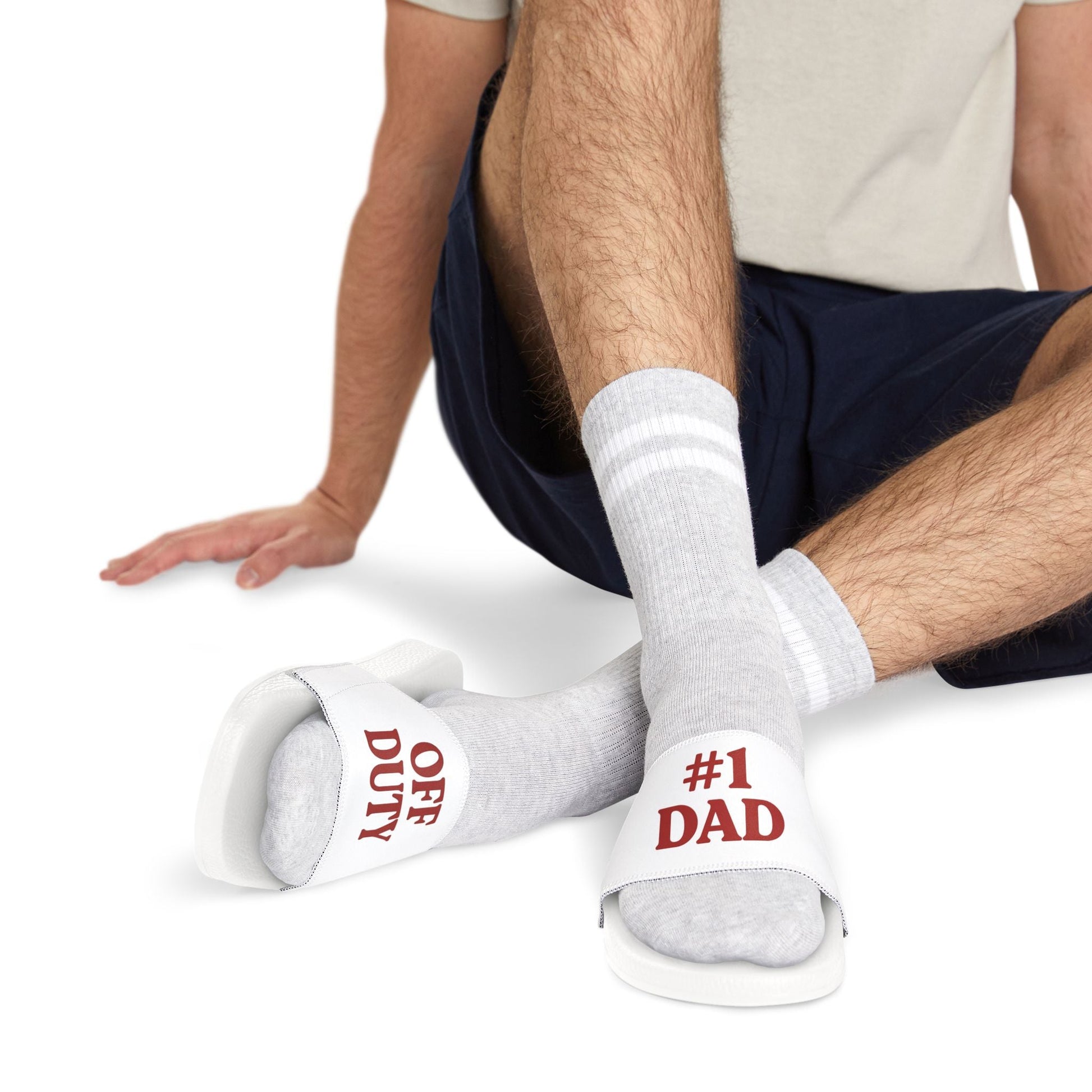 Comfortable Men's Dad Sandals - '#1 DAD OFF DUTY' - The Buy Boom