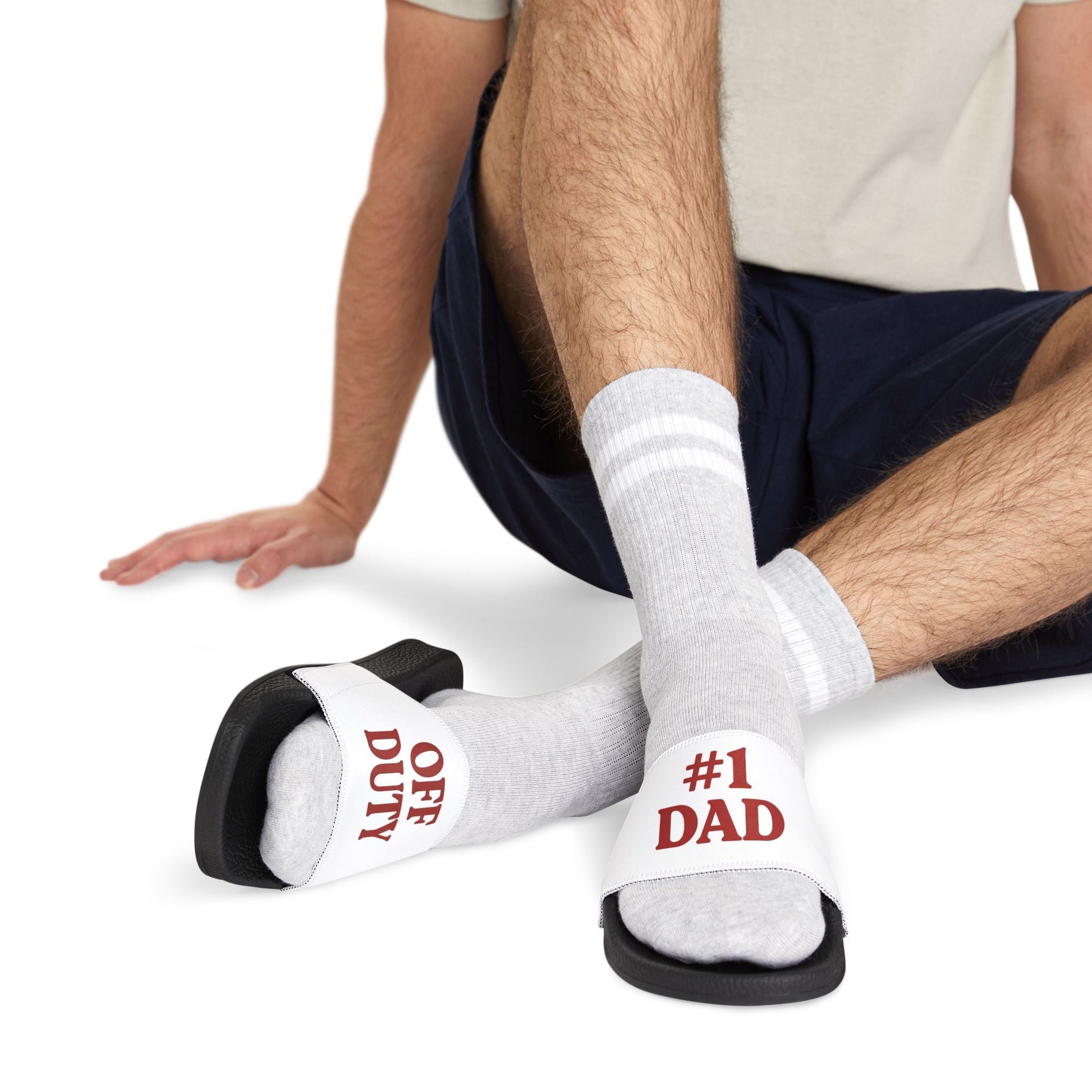 Comfortable Men's Dad Sandals - '#1 DAD OFF DUTY' - The Buy Boom