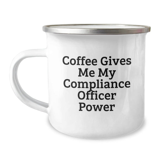 Compliance Officer Gifts, Coffee Gives Me Power, Birthday Unique Mugs from Friends to Coworkers - The Buy Boom