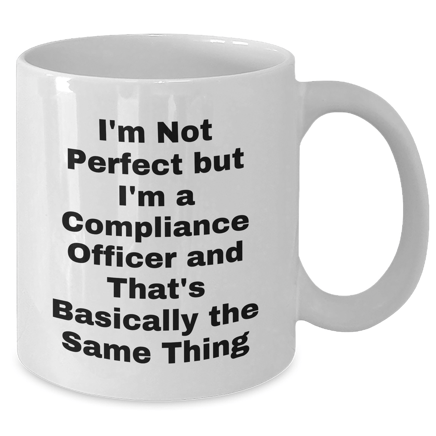 Compliance Officer Humor Gifts from Friends for Graduation Ceremonies, Funny White Coffee Mug - The Buy Boom