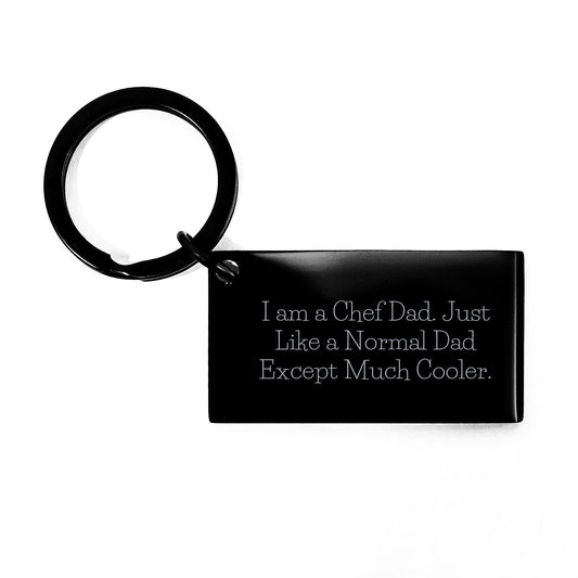 Cool Chef Dad Keychain, Funny Inspirational Gift for Men from Chef Dad, Perfect for Chef Graduation Unique Gifts - The Buy Boom