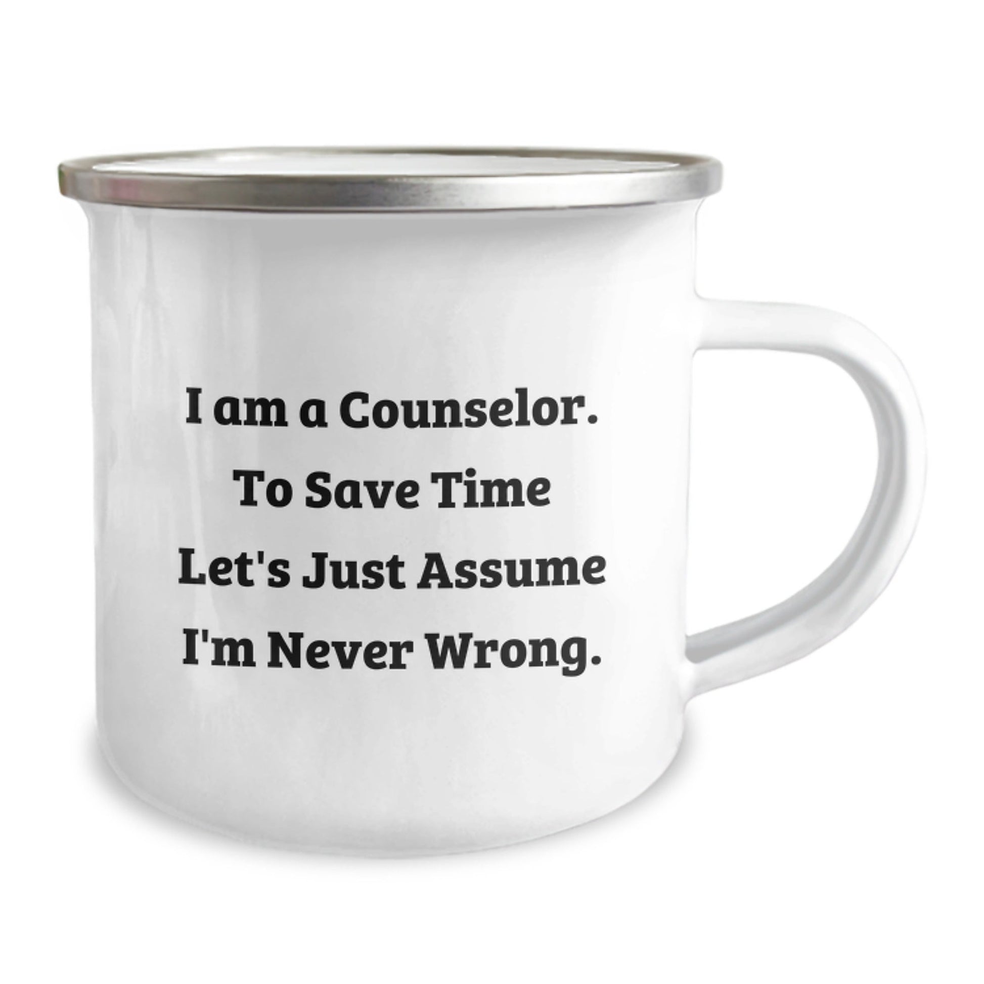 Counselor Gifts Funny Quote Graduation Camping Mug from Friends - The Buy Boom