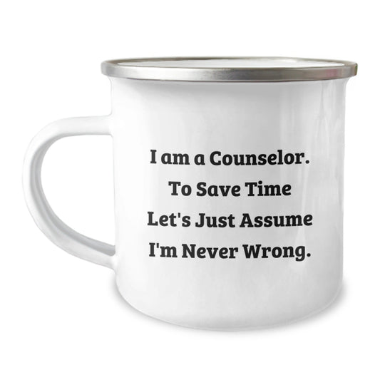 Counselor Gifts Funny Quote Graduation Camping Mug from Friends - The Buy Boom