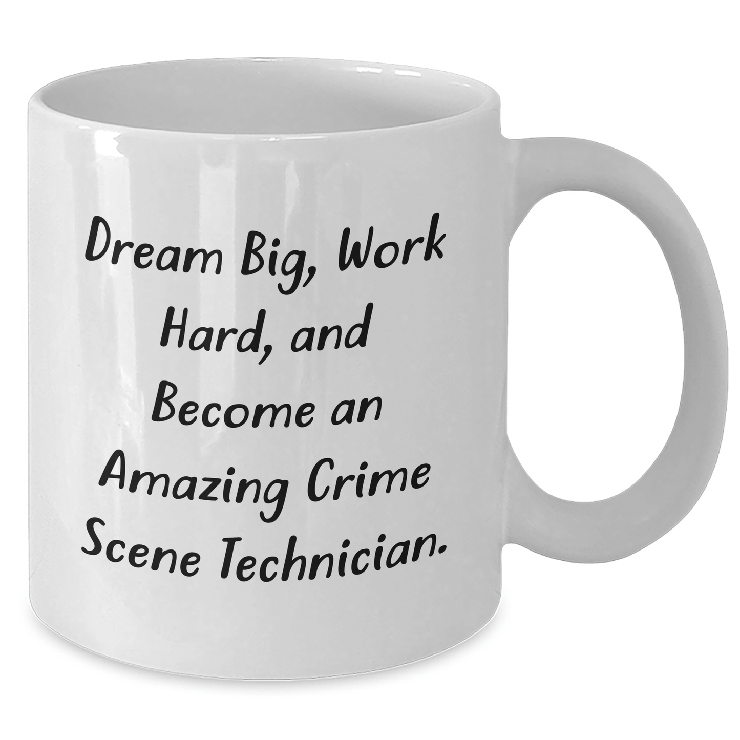 Crime Scene Technician Gifts, Inspirational Quote, White Coffee Mug, Gifts from Friends, Perfect for Crime Scene Technician Graduation, Become an Amazing Crime Scene Technician, 11oz or 15oz Capacity - The Buy Boom