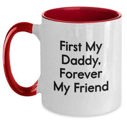 Daddy Gifts from Family - Funny Quote Two Tone Coffee Mug for Dad, Christmas Unique Mugs for Him - The Buy Boom
