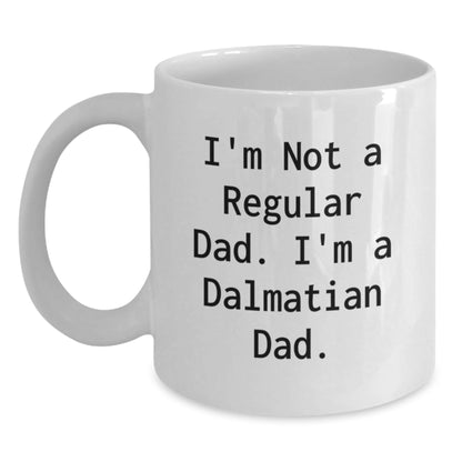 Dalmatian Dog Dad White Coffee Mug - Funny Quotes Gifts for Men from Family - The Buy Boom