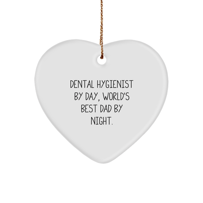 Dental Hygienist Gifts, Funny Quote, Heart Ornament, Christmas Unique Gifts from Family, For Dental Hygienist - The Buy Boom