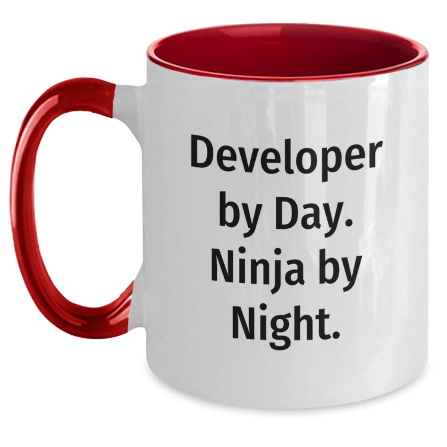 Developer Gifts for Graduation - Funny Two Tone Coffee Mug for Ninja Developers - The Buy Boom
