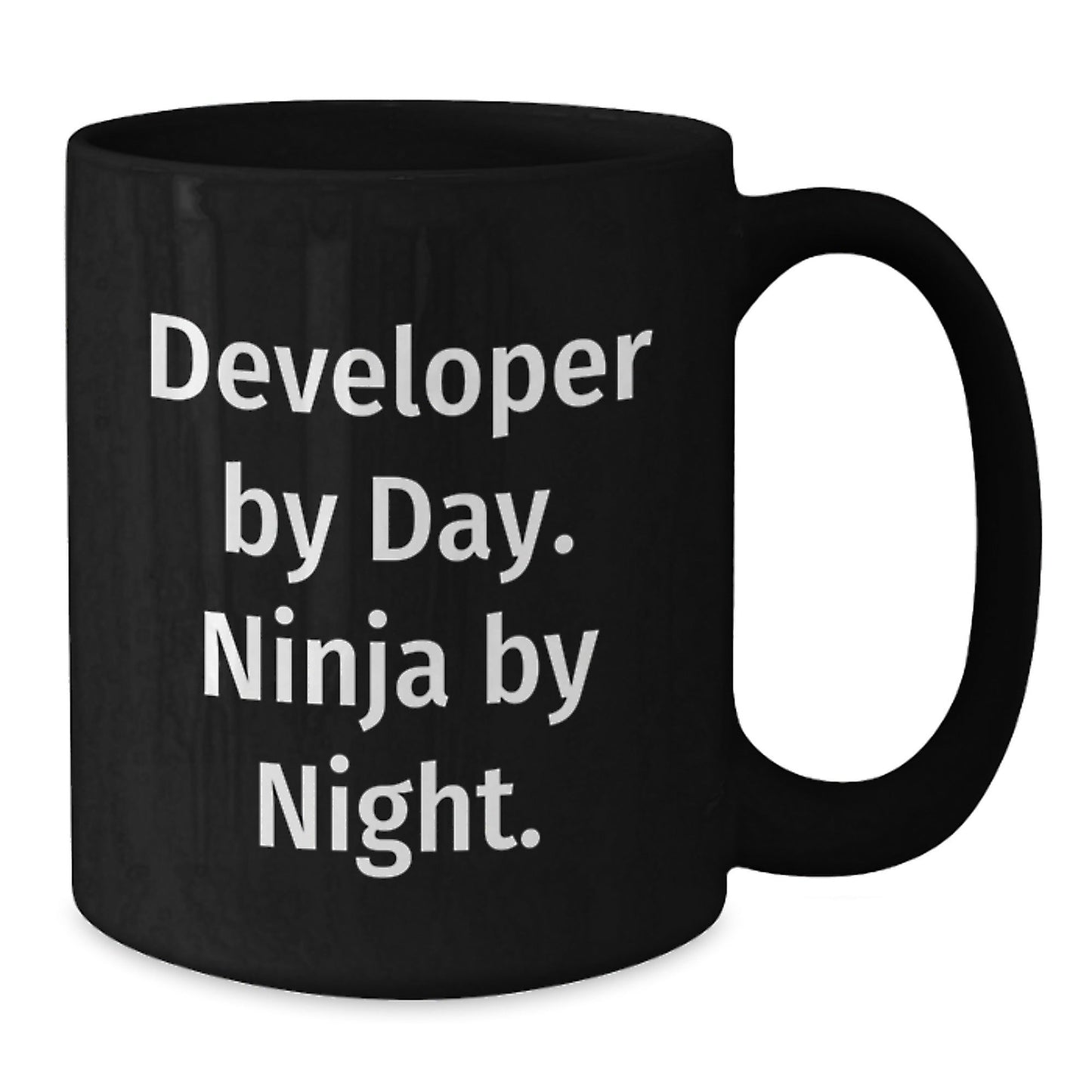 Developer Gifts Funny Quote Ninja Mug Black Graduation Unique Gifts from Friends - The Buy Boom