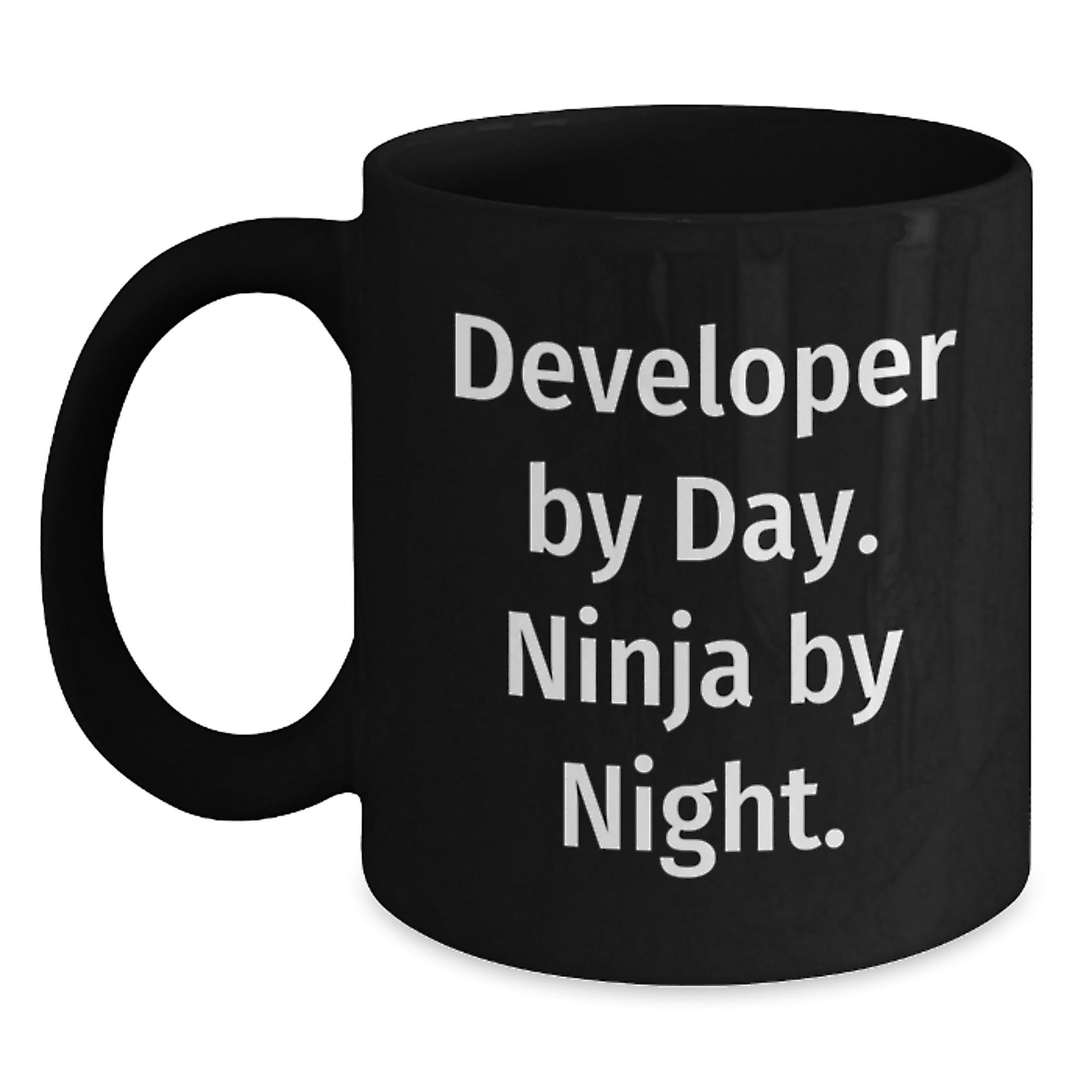 Developer Gifts Funny Quote Ninja Mug Black Graduation Unique Gifts from Friends - The Buy Boom