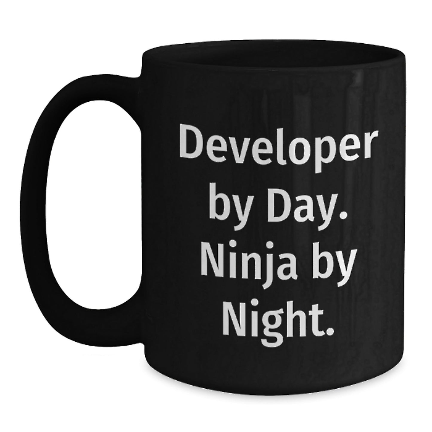 Developer Gifts Funny Quote Ninja Mug Black Graduation Unique Gifts from Friends - The Buy Boom