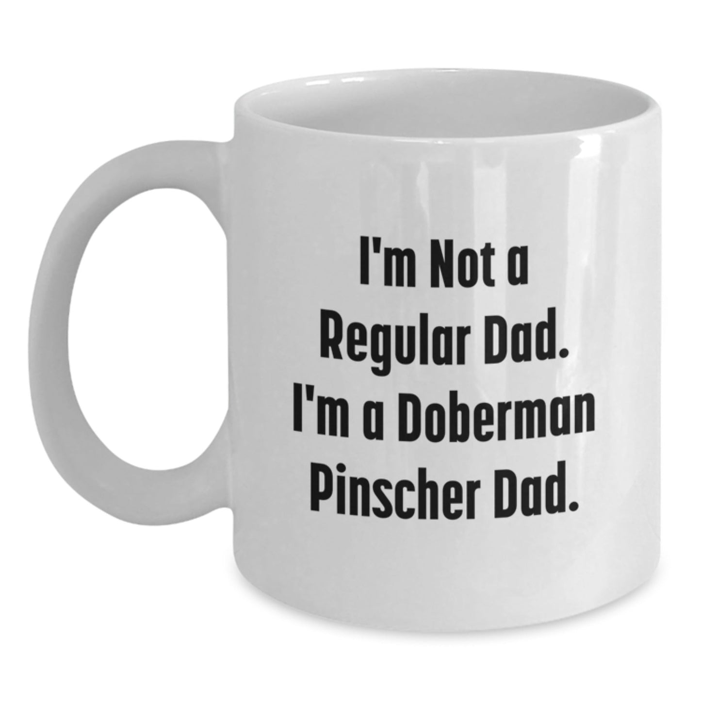 Doberman Pinscher Dog Lovers Funny Quote Christmas White Coffee Mug Gifts from Family Friends - The Buy Boom