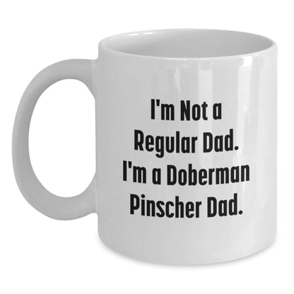 Doberman Pinscher Dog Lovers Funny Quote Christmas White Coffee Mug Gifts from Family Friends - The Buy Boom