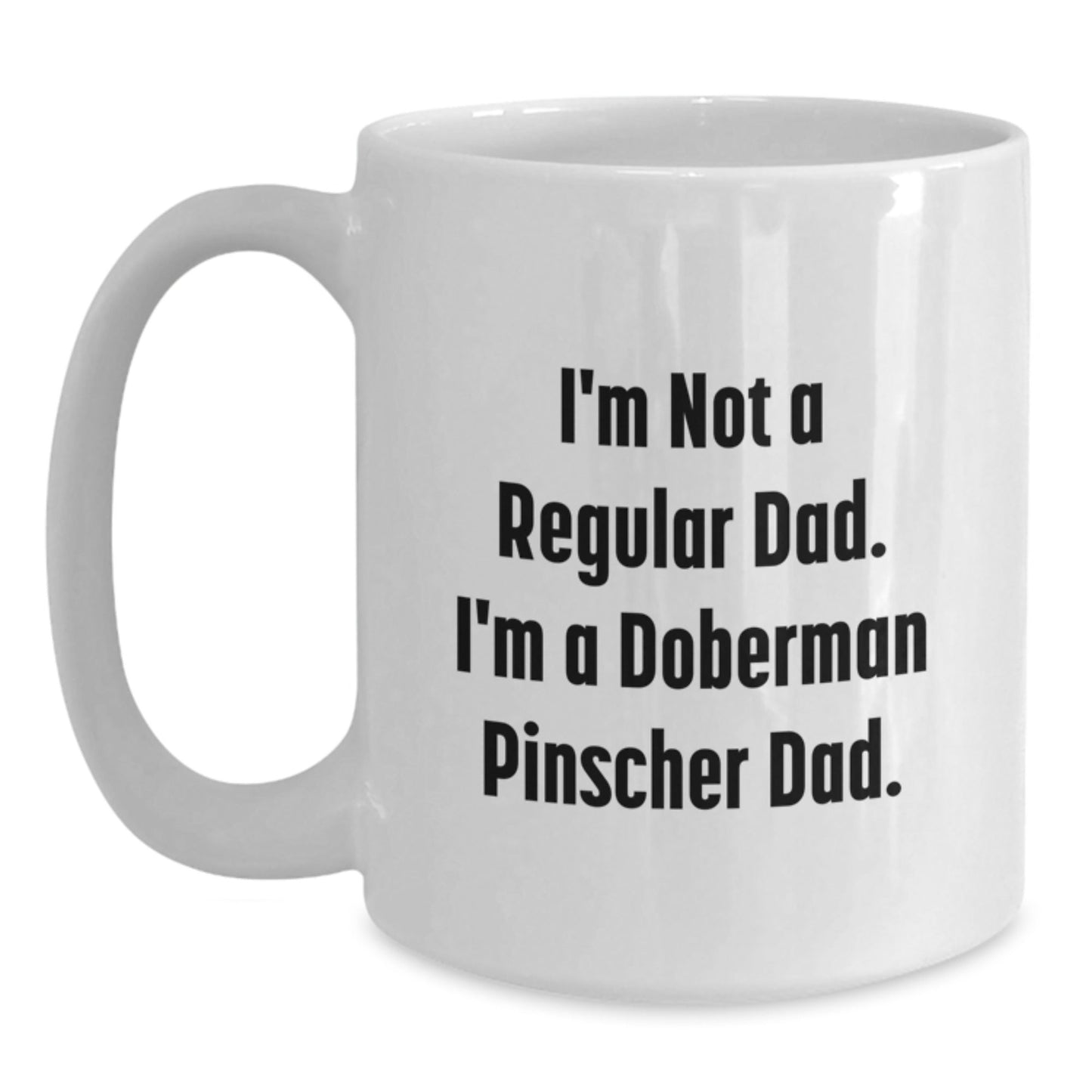 Doberman Pinscher Dog Lovers Funny Quote Christmas White Coffee Mug Gifts from Family Friends - The Buy Boom